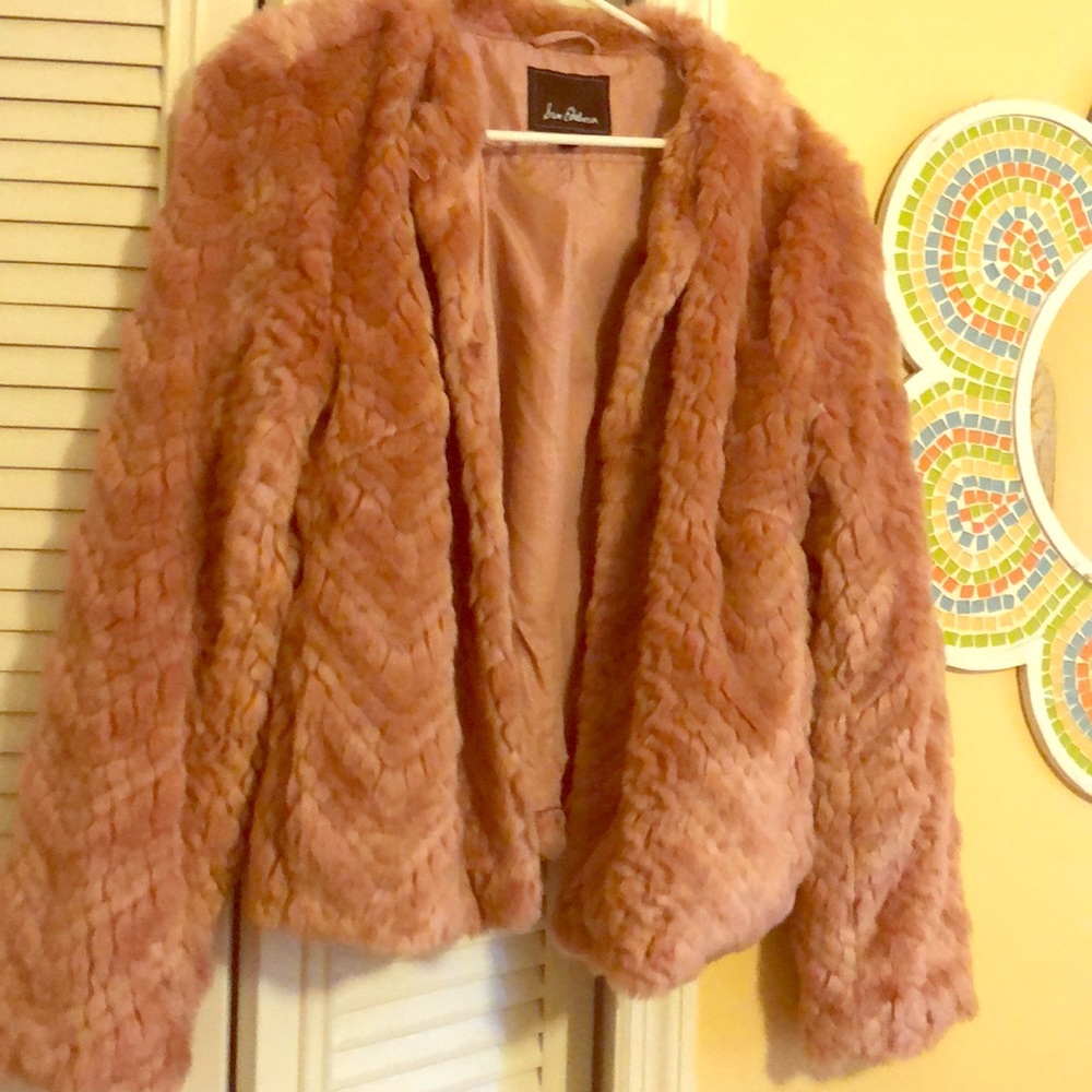 Faux fur jacket